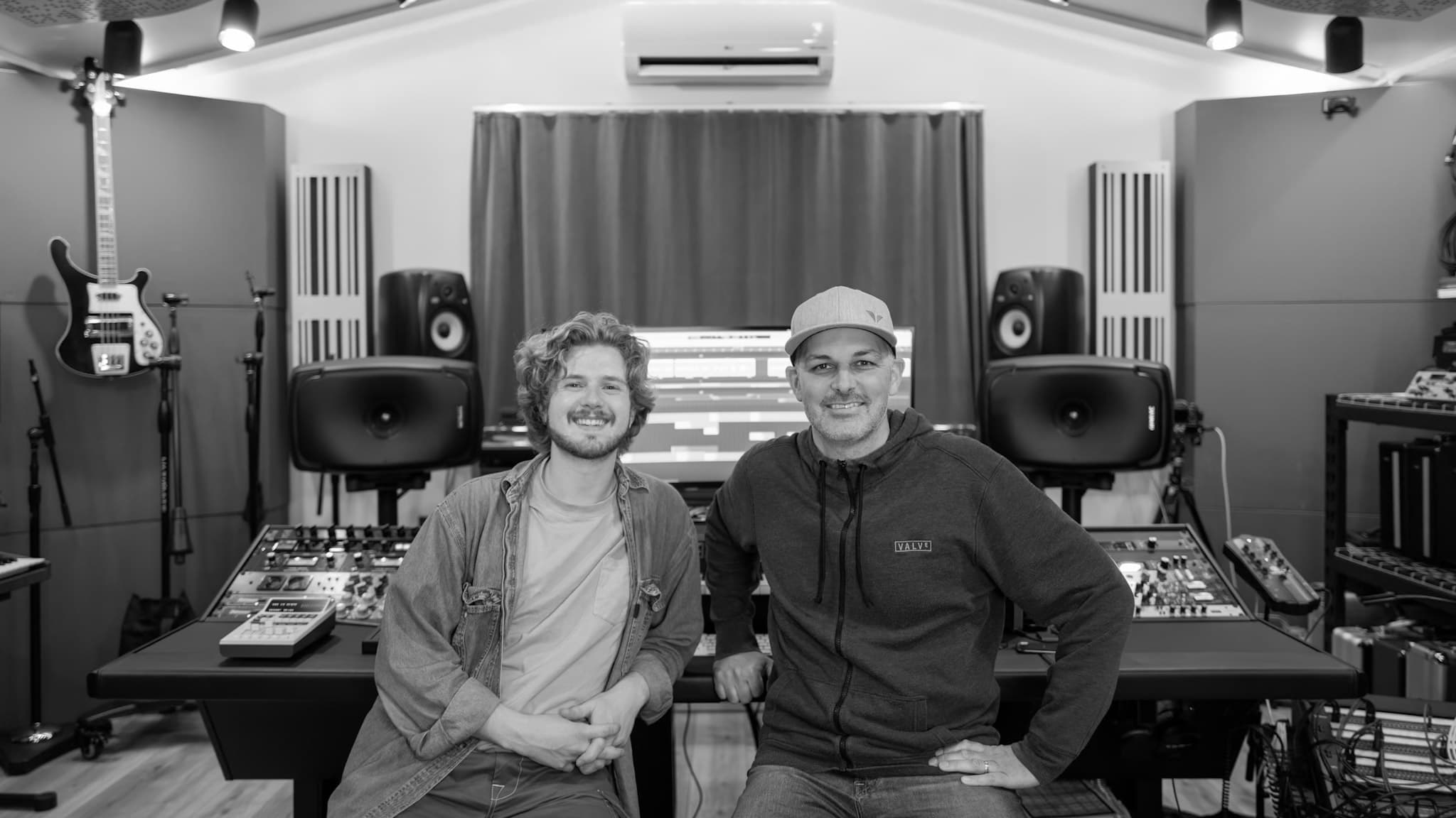 Sandman Theory and collaborator in the Fuzzy Lounge studio